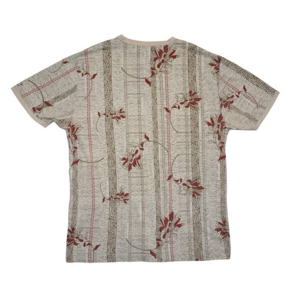 Vintage Tommy Jeans Floral Stripe Tee – Made in Indonesia - Picture 2 of 6